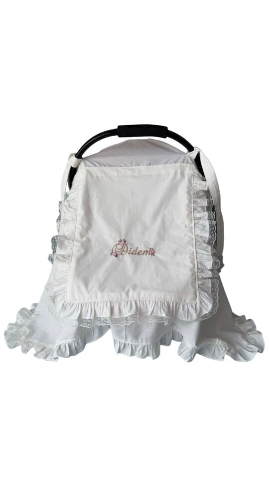 Pamuk Bebek Arabası Örtüsü