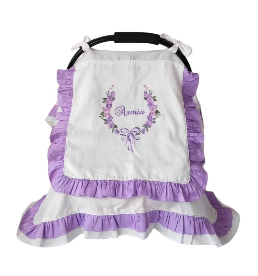 Pamuklu Bebek Puset Örtüsü